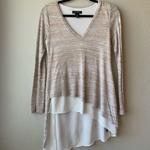 White House Black Market Asymmetrical Top